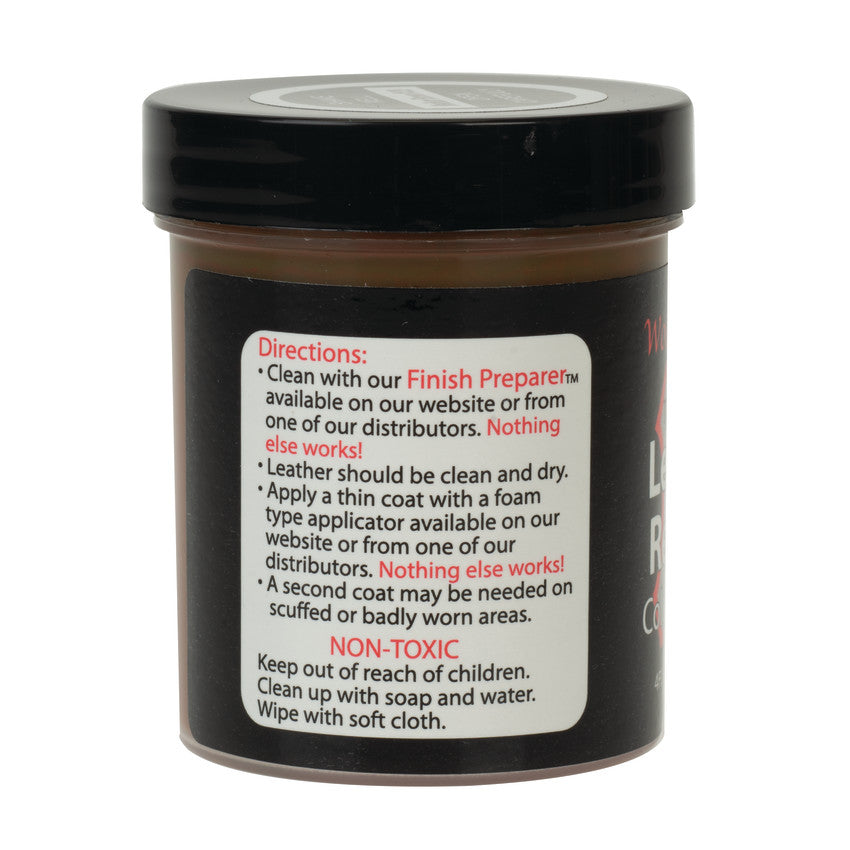 Leather Refinish, Medium Brown 4 oz