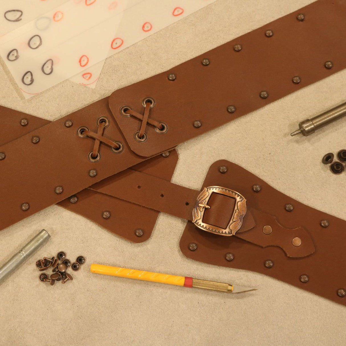 Western Fashion Belt Pattern