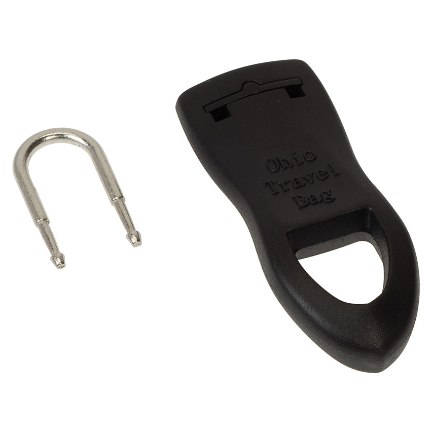 1 5/8" Black, Jumbo Zipper Fixer, Plastic