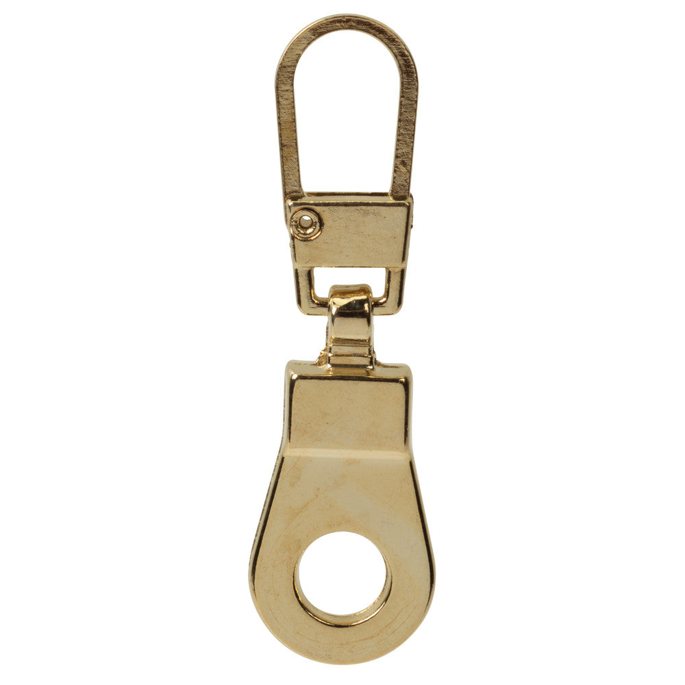 1 5/8" Brass, Zipper Pull Replacement, Steel