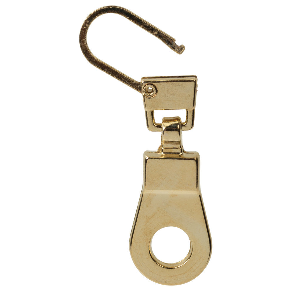 1 5/8" Brass, Zipper Pull Replacement, Steel