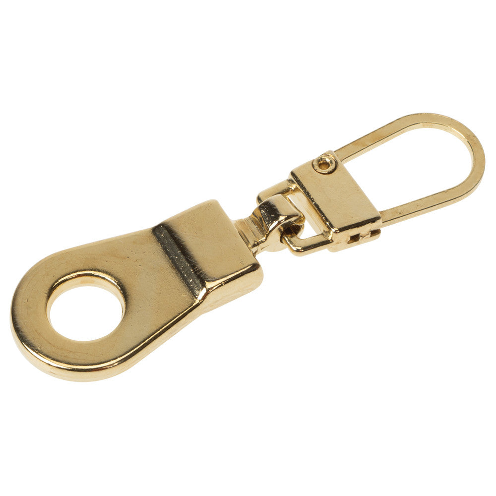 1 5/8" Brass, Zipper Pull Replacement, Steel