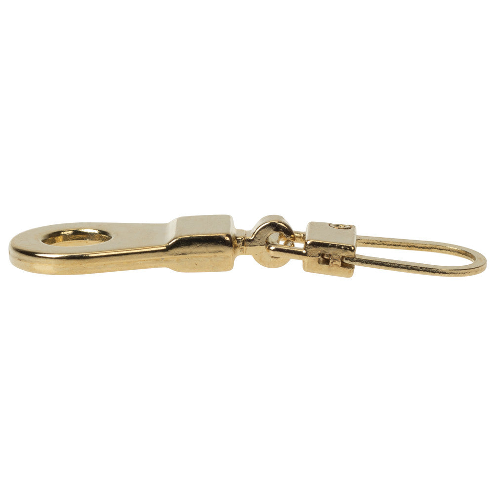1 5/8" Brass, Zipper Pull Replacement, Steel