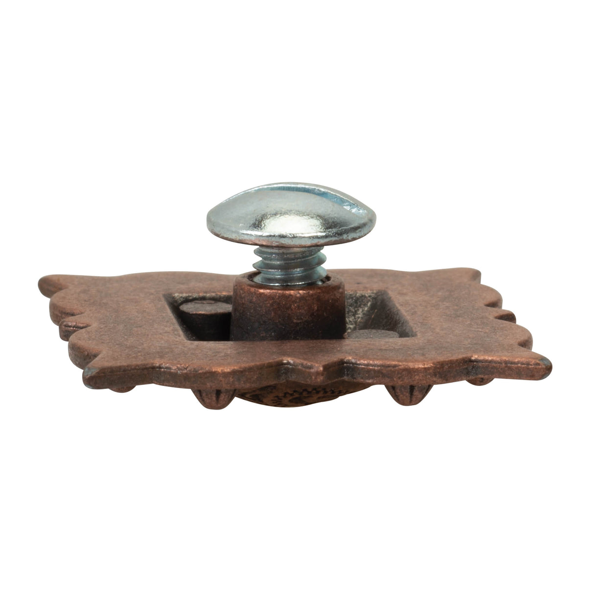 #1842 Square Berry Concho with Post