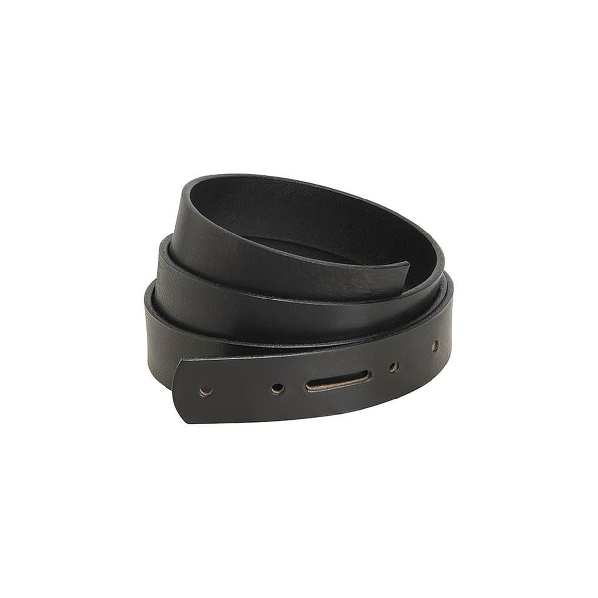 English Bridle Belt Blank with Snap Holes & Edge Paint