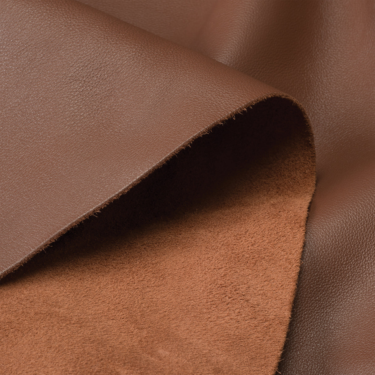 Sample, Telfair Pebble Grain Supersoft Leather, 4 to 5 oz.