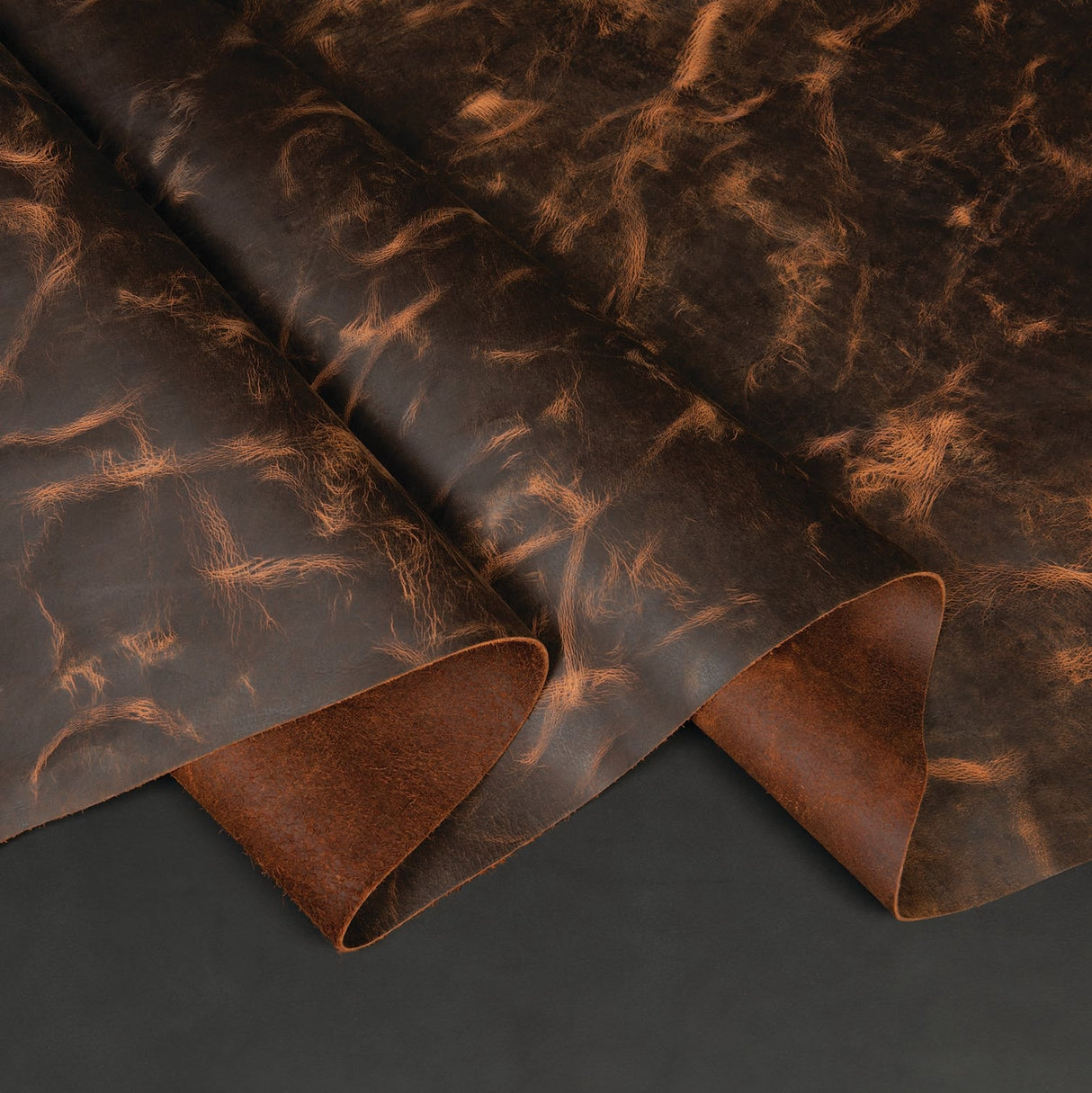 Water Buffalo Leather Single Bends