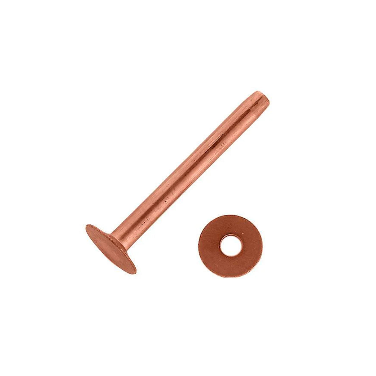 1335 #12 Solid Flat Head Rivets with Burrs