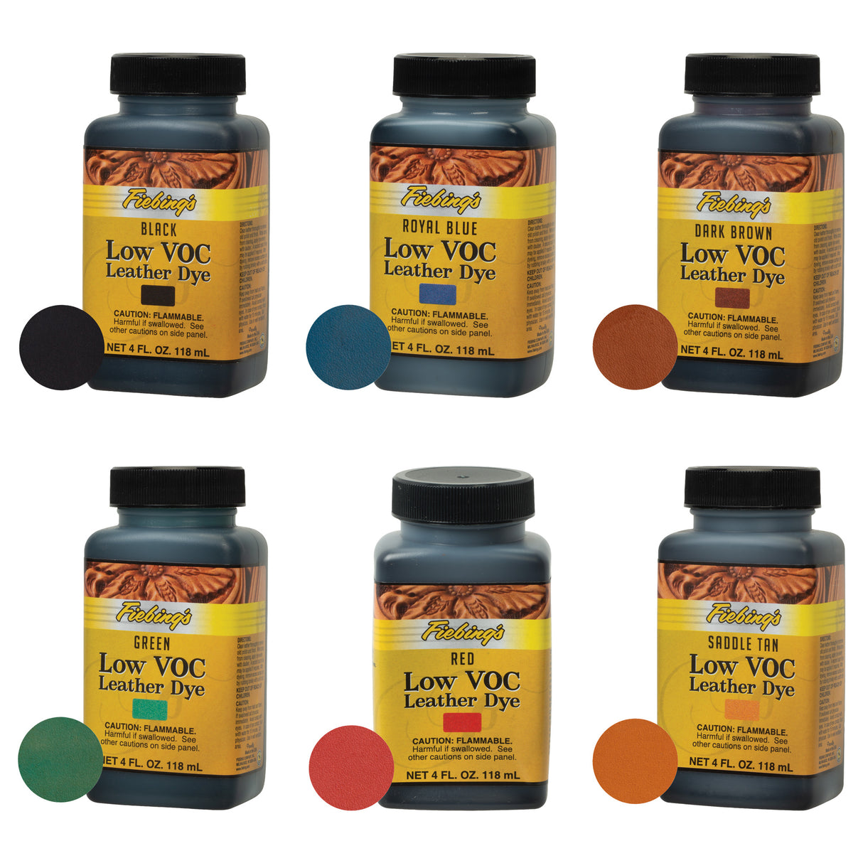 Fiebing’s Low VOC Leather Dye , 4 oz.