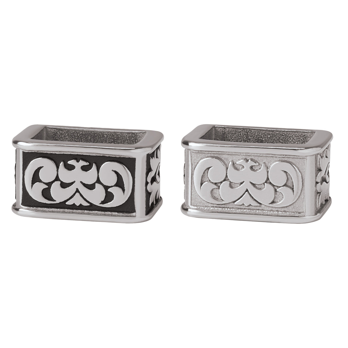 Jeremiah Watt Accented Floral & Wire Edge Loop