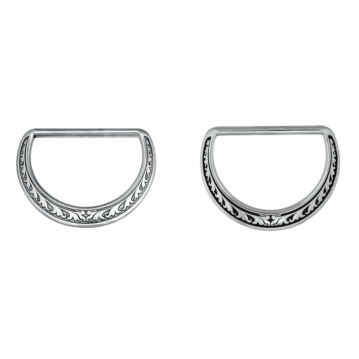 Jeremiah Watt Floral Saddle D-Ring