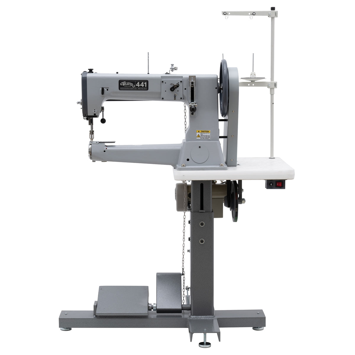 Weaver 441 Industrial Leather Sewing Machine with Stand & Servo Motor