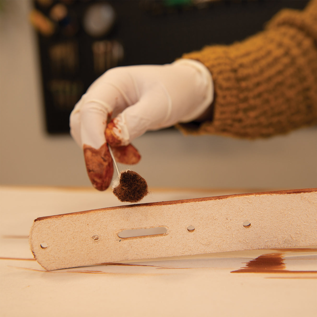 Natural Strap Belt Blank, 8/9 oz.