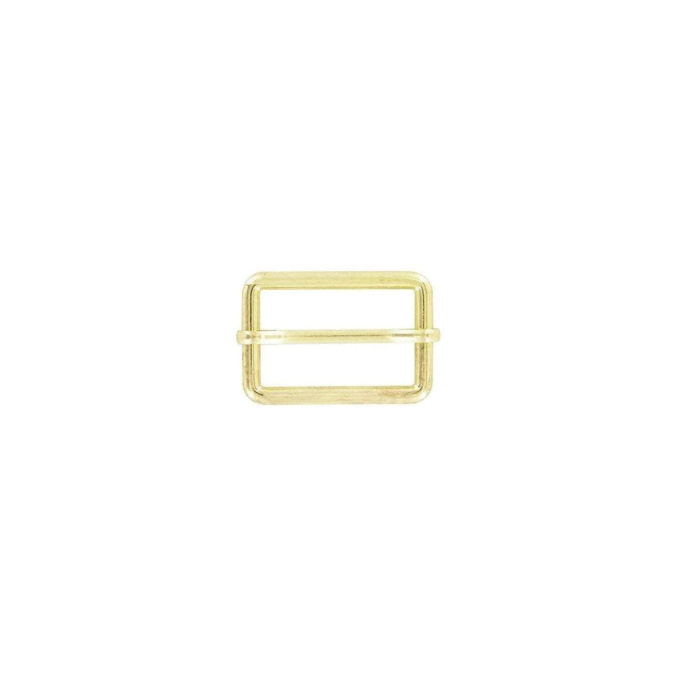 1 1/2" Brass, Cast Adjustable Strap Slide, Zinc Alloy