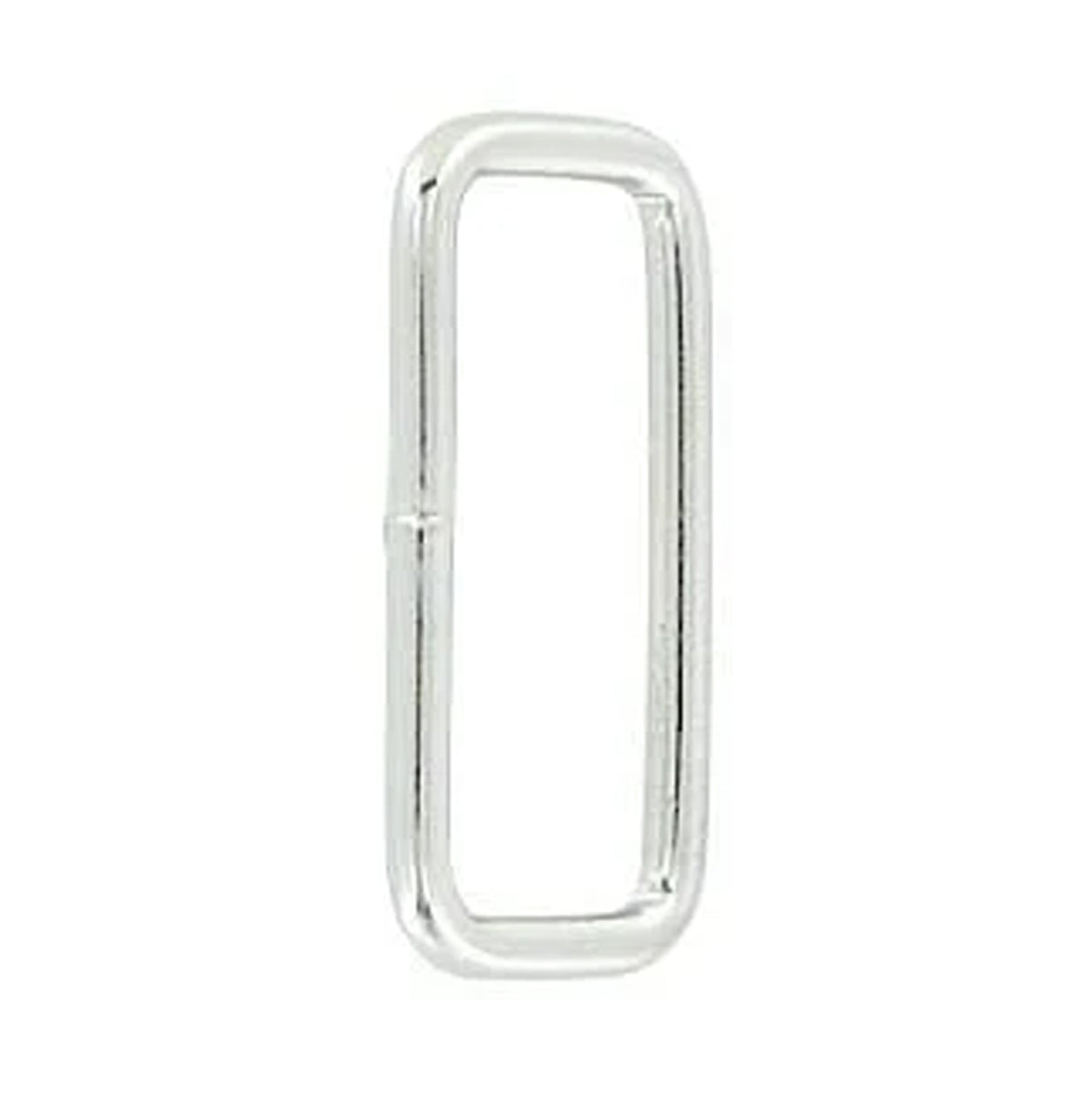 1 1/4", Nickel Plated, Welded Rectangular Ring, Steel