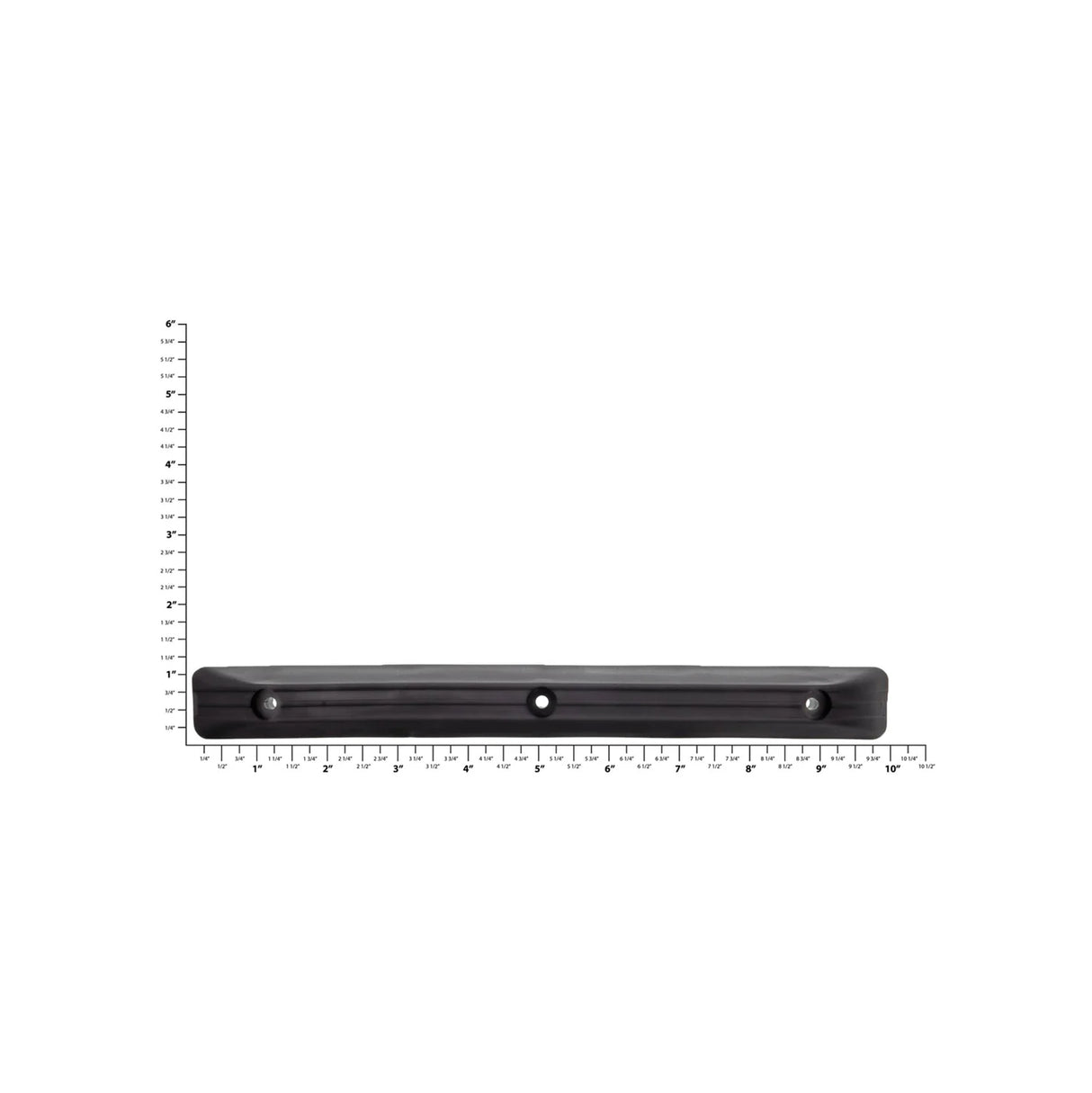 11" Black, Bar Bottom Stud, Plastic