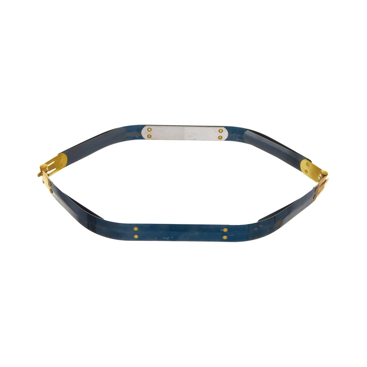 11" Facile Hexagonal Frame With Brass Hinges, Steel