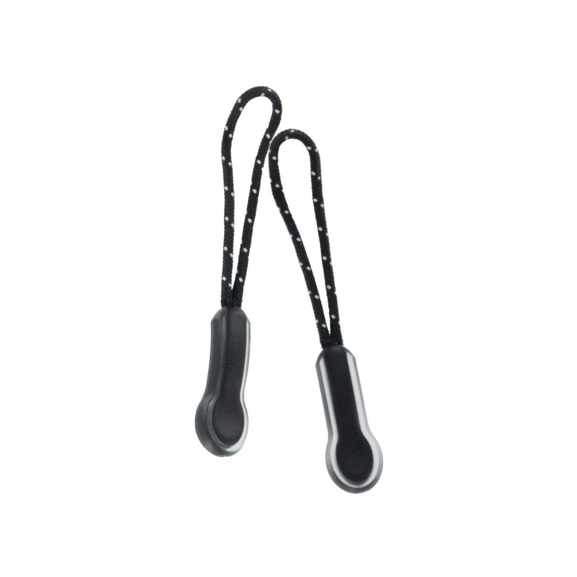 2 3/8" Black, Zipper Pull Replacement, Plastic