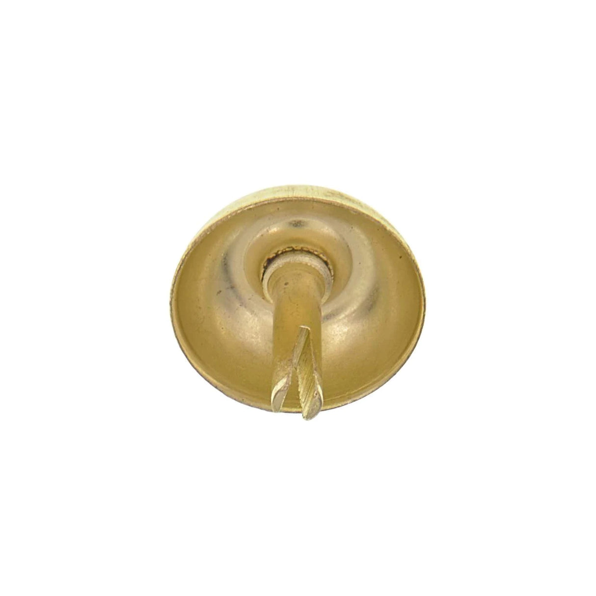 20mm Brass, 13mm Round Handbag Bottom Stud, Steel, 10-pack
