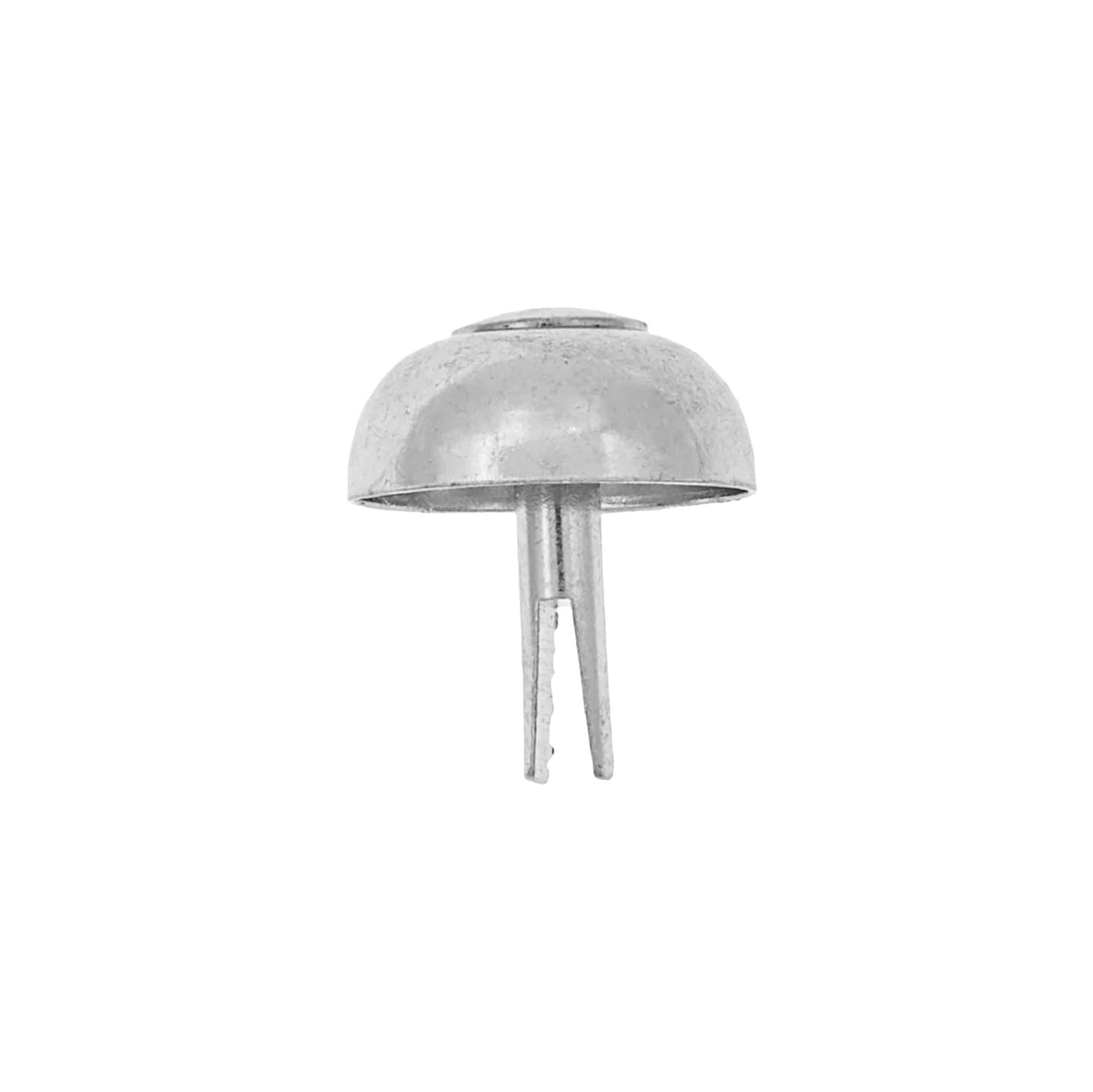 18mm Nickel, Round Handbag Bottom Stud, Steel-PK10