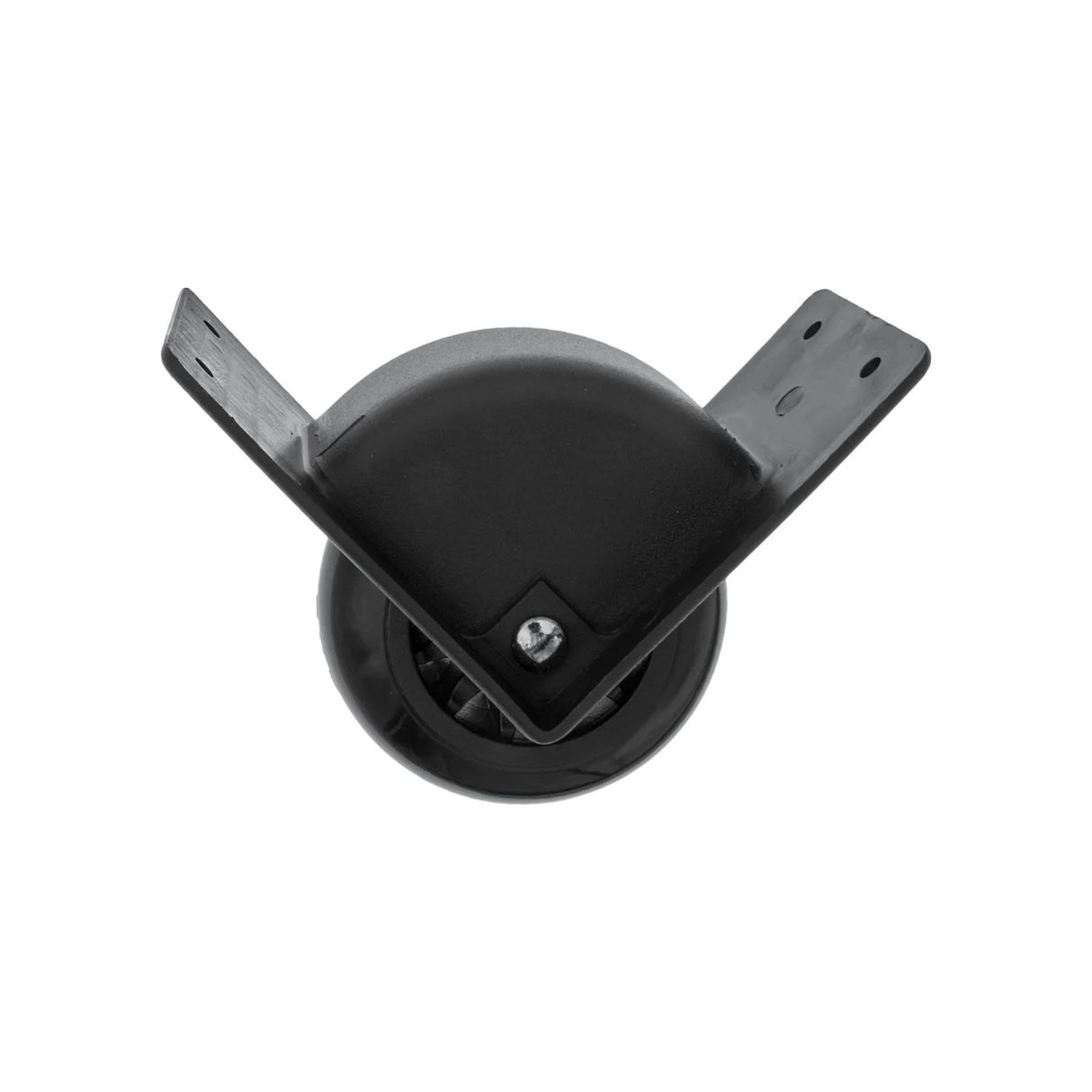 3 1/4" Black, Ball Bearing Inline Skate Wheel w/ Housing, Plastic