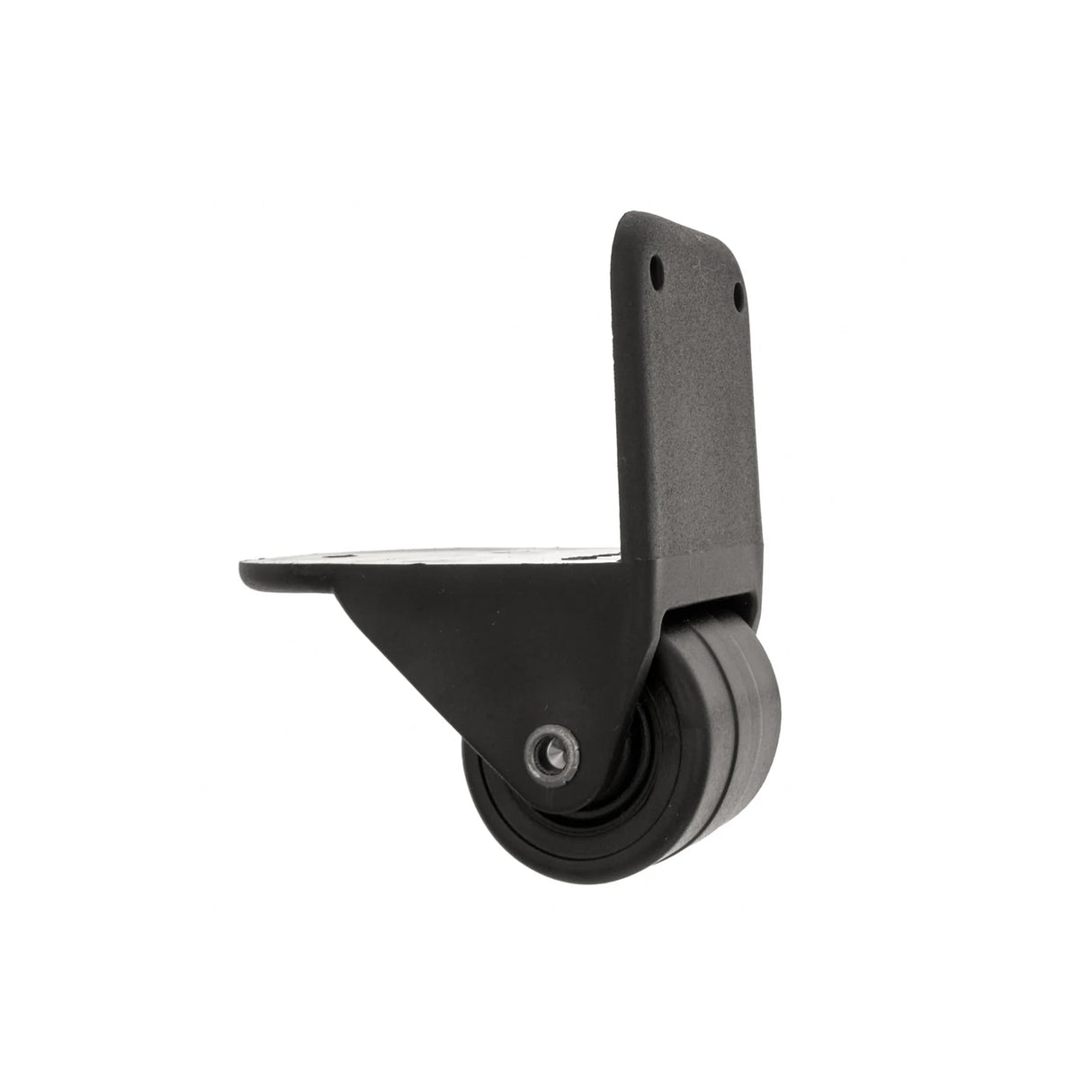 3" Black, External Wheel Assembly, Plastic