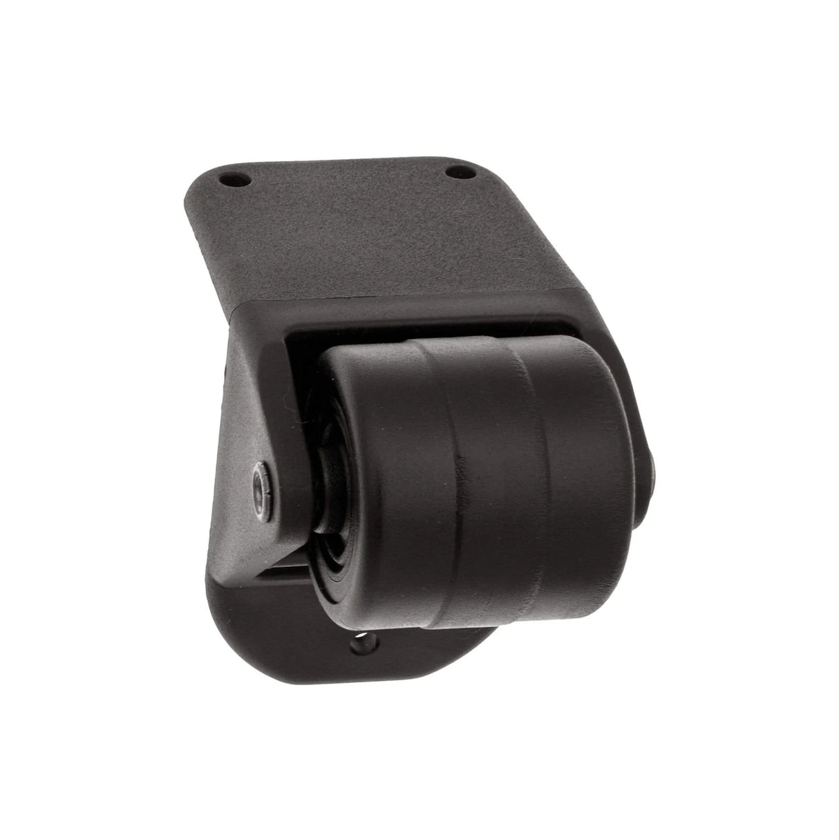 3" Black, External Wheel Assembly, Plastic