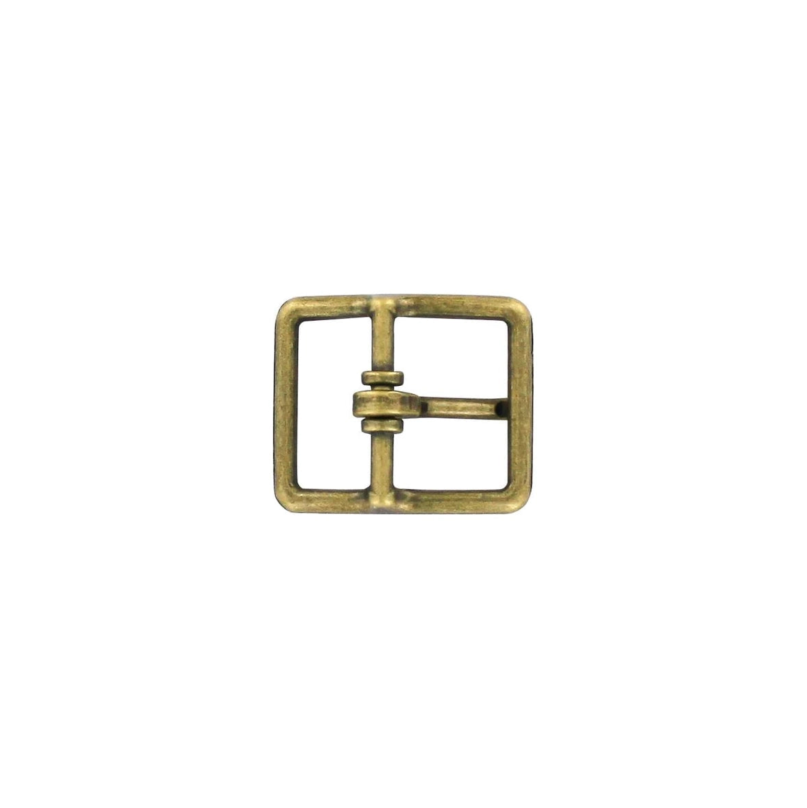 3/4" Antique Brass, Center Bar Buckle, Zinc Alloy