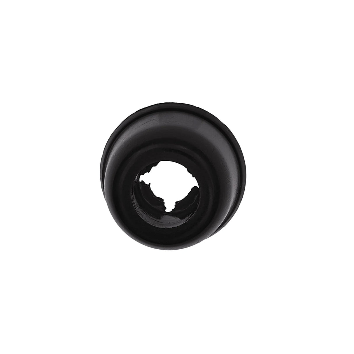 3/4" Black, Bottom Stud, Plastic With Force Fit Rivet