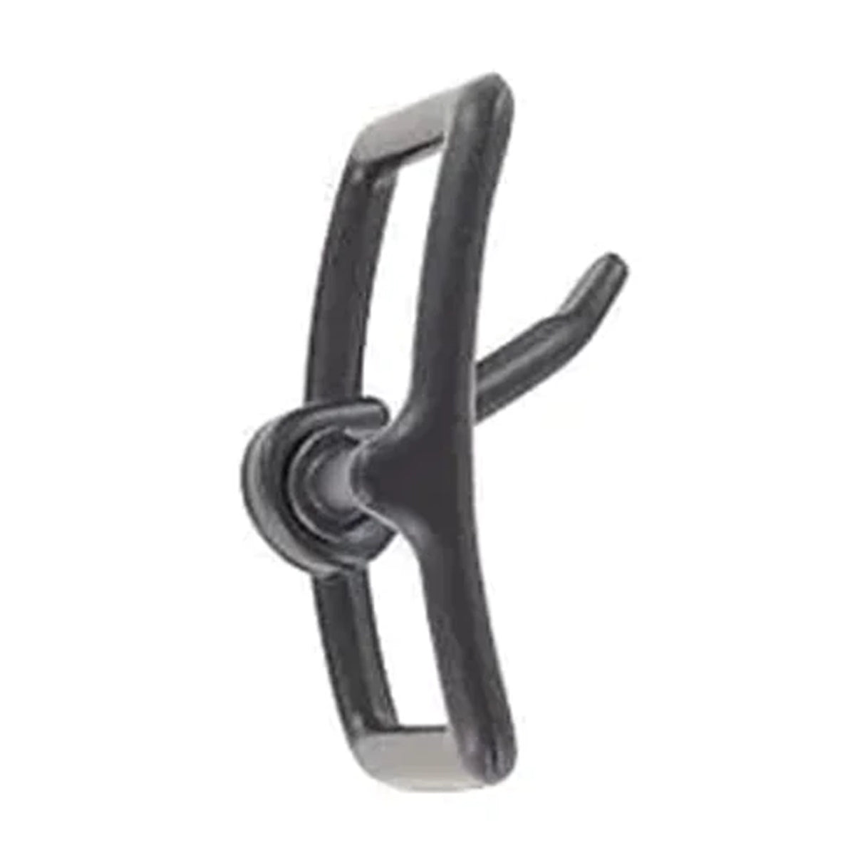 3/4" Black, Center Bar Buckle, Zinc Alloy