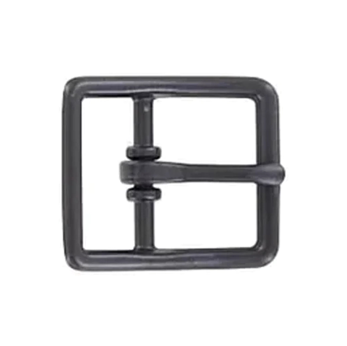 3/4" Black, Center Bar Buckle, Zinc Alloy