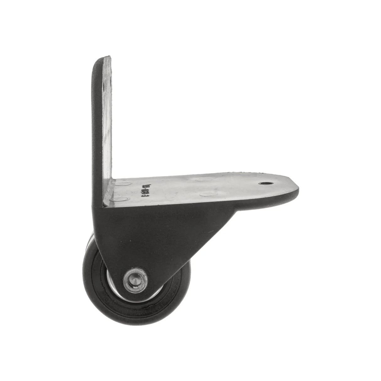 3" Black, Ball Bearing Wheel Assembly, Plastic