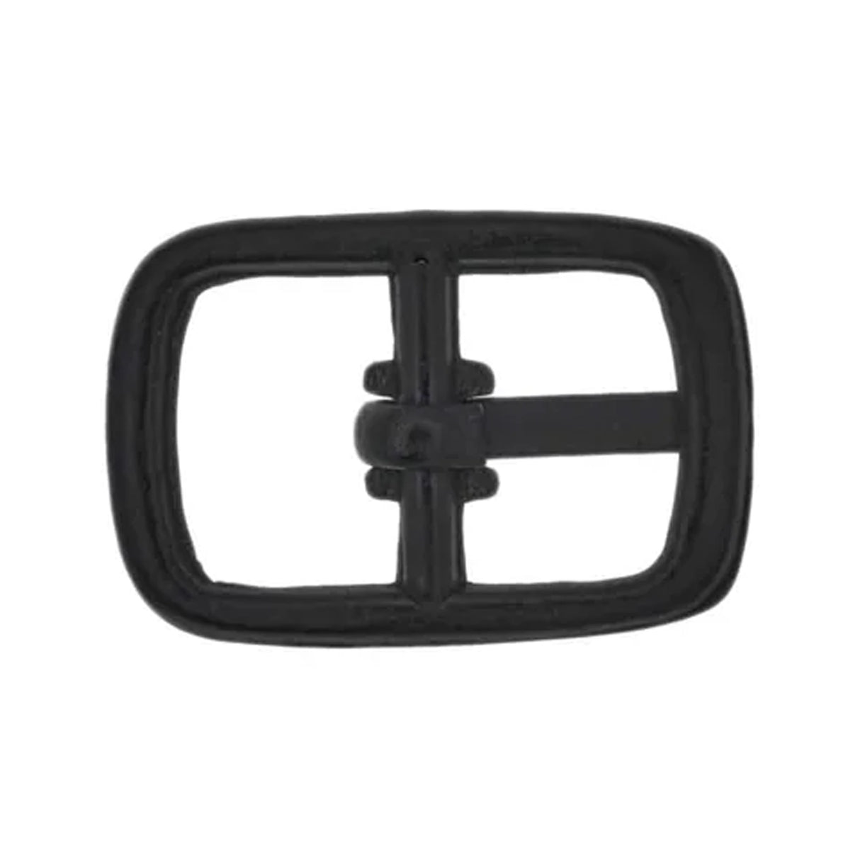 3/8" Black, 13x20mm Center Bar Buckle, Zinc Alloy