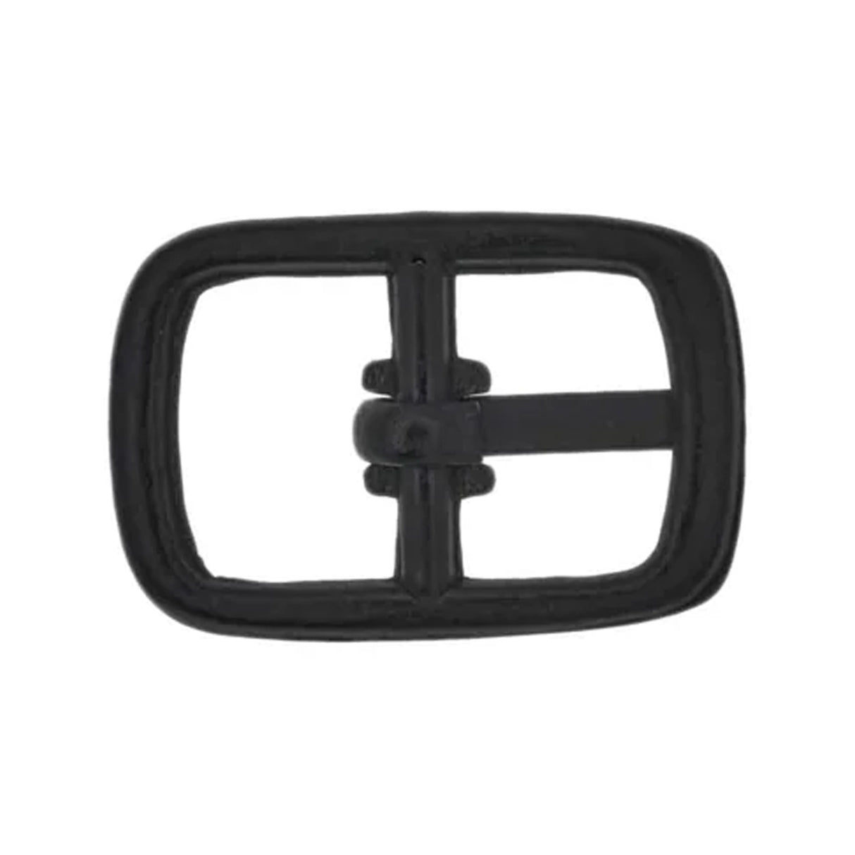 3/8" Black, 13x20mm Center Bar Buckle, Zinc Alloy