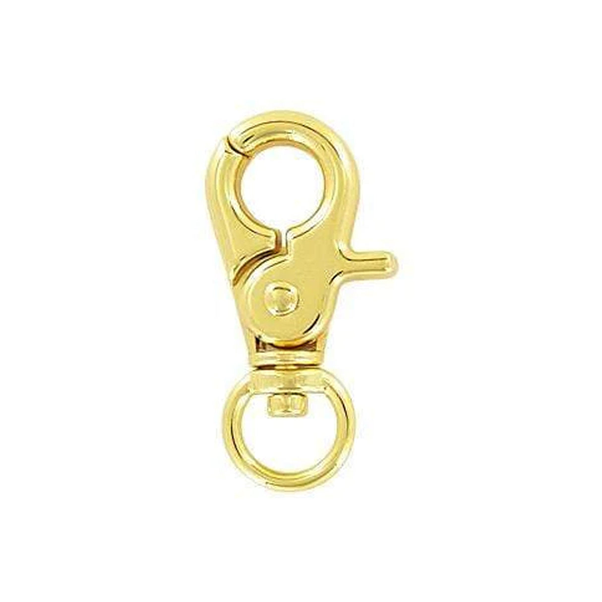 3/8" Shiny Gold, Trigger Swivel Snap Hook, Zinc Alloy