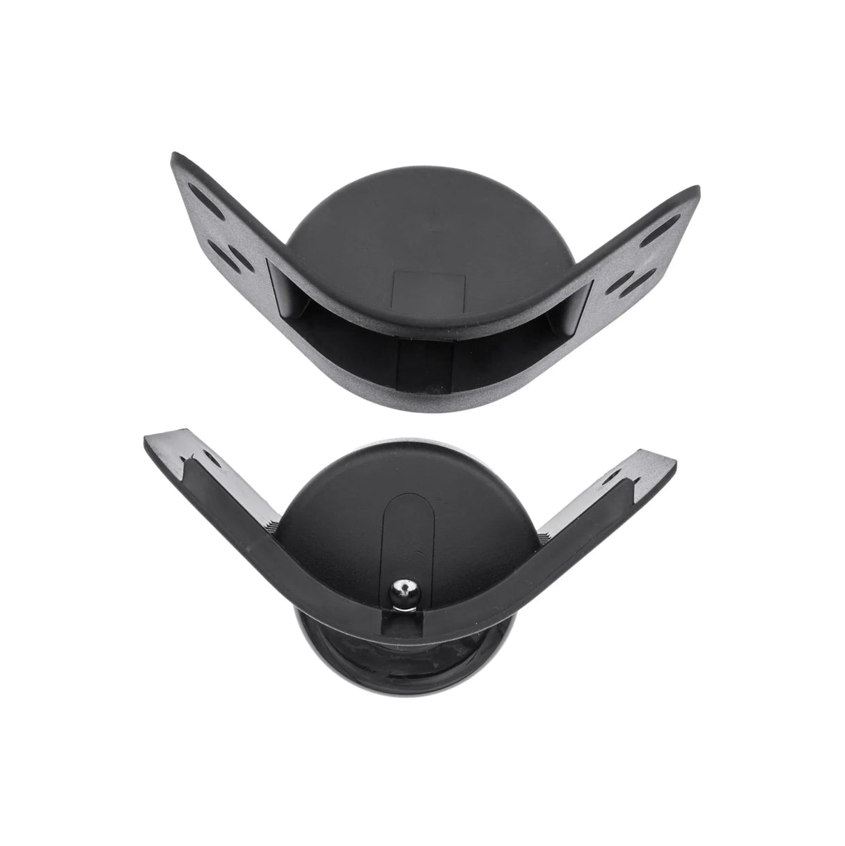 70mm Black, Ball Bearing Inline Skate Wheel w/ Housing, Plastic