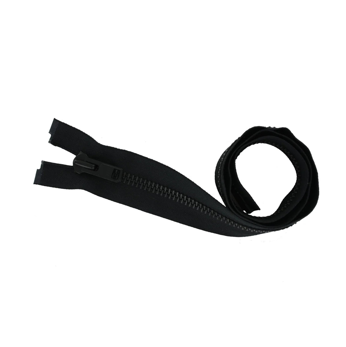 #10 Metal, Black, 30" Separating Bomber Jacket Zipper with Black Oxide Teeth