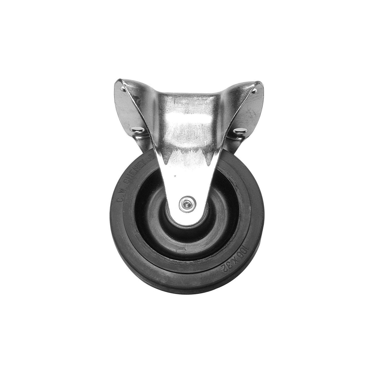 4in Blue Wheel Fixed Caster