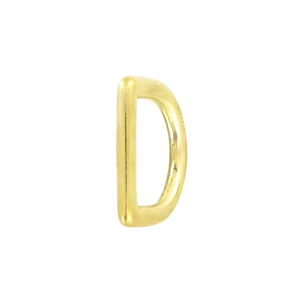 5/8" Brass, Cast D-Ring, Solid Brass