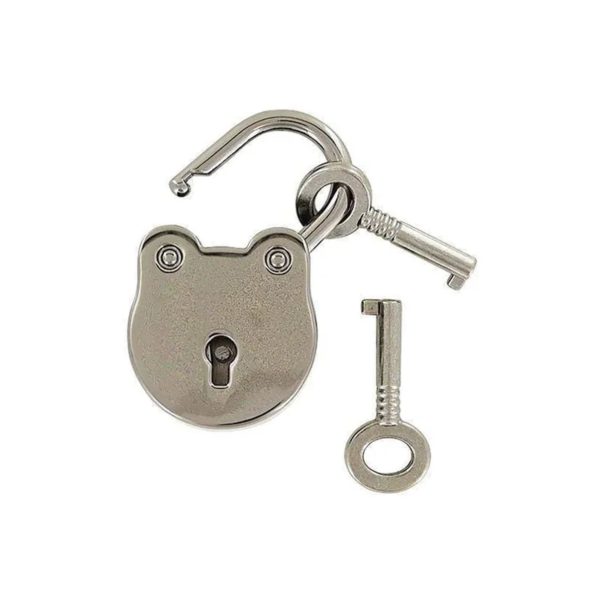 5/8" Shiny Gunmetal, Padlock, Zinc Alloy