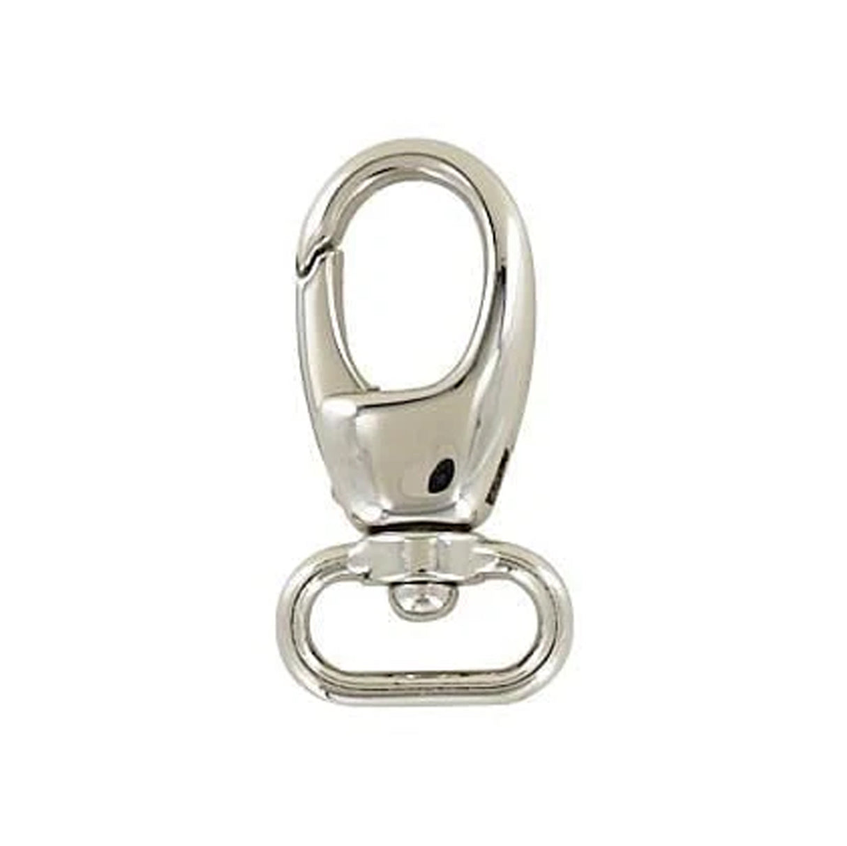 5/8" Shiny Nickel, 1 5/8" Lever Swivel Snap Hook, Zinc Alloy