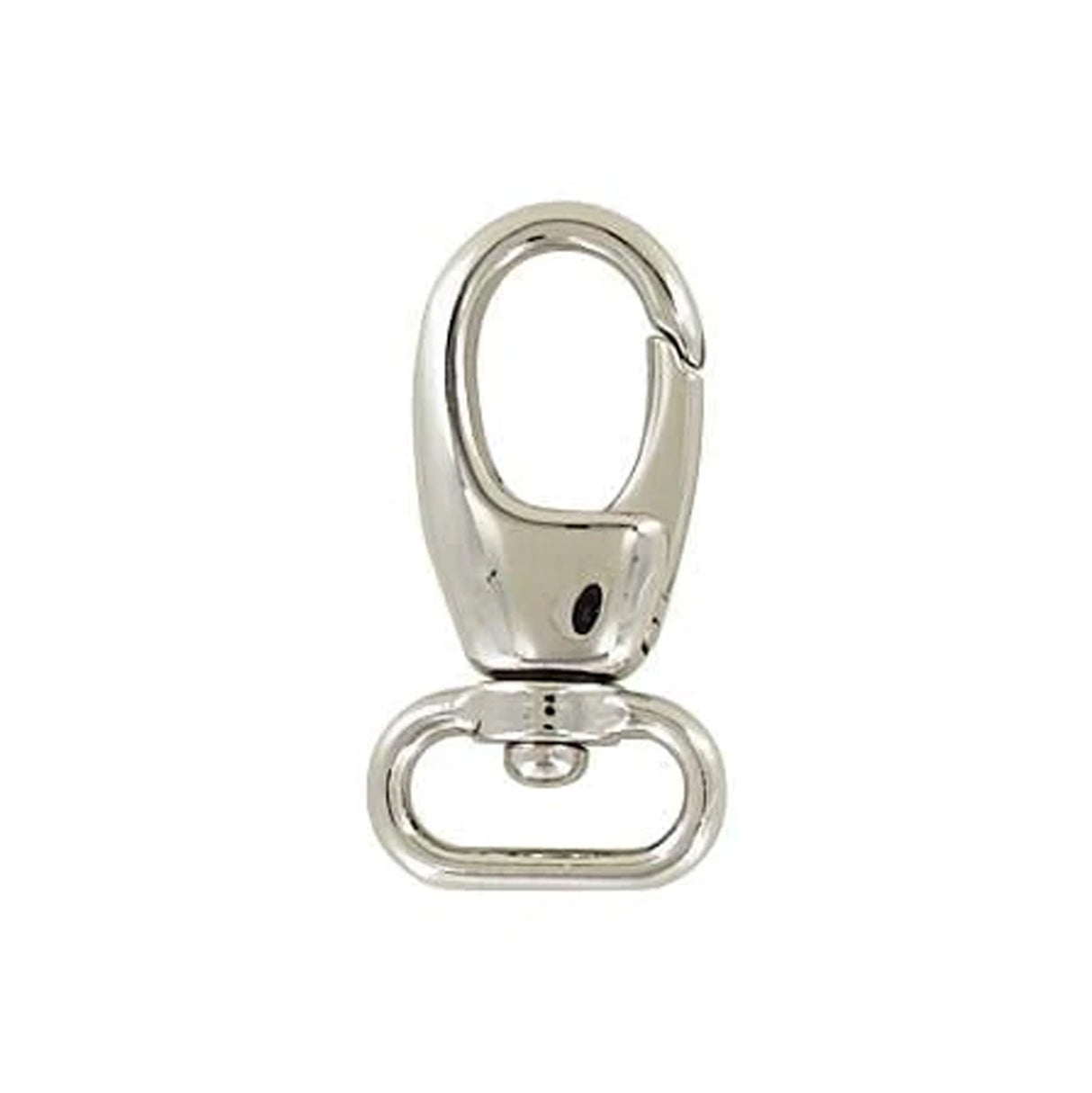 5/8" Shiny Nickel, 1 5/8" Lever Swivel Snap Hook, Zinc Alloy
