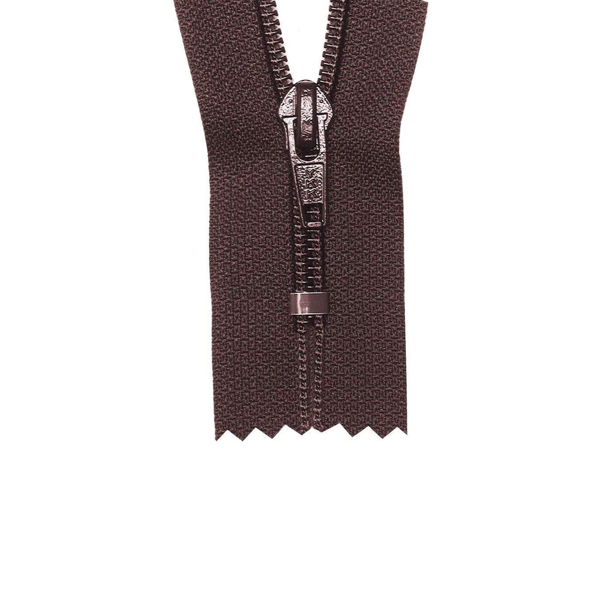 #5 Coil, Brown, 12" YKK Closed End Boot Zipper, Nylon