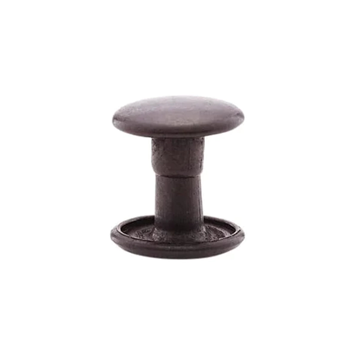 7mm Black, Double Cap Jiffy Rivet, Solid Brass- 100ct – Weaver