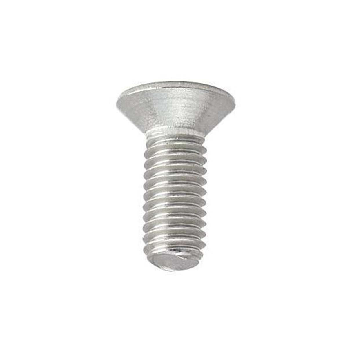 8mm Nickel, Flat Head Philips Screw, Steel-PK10