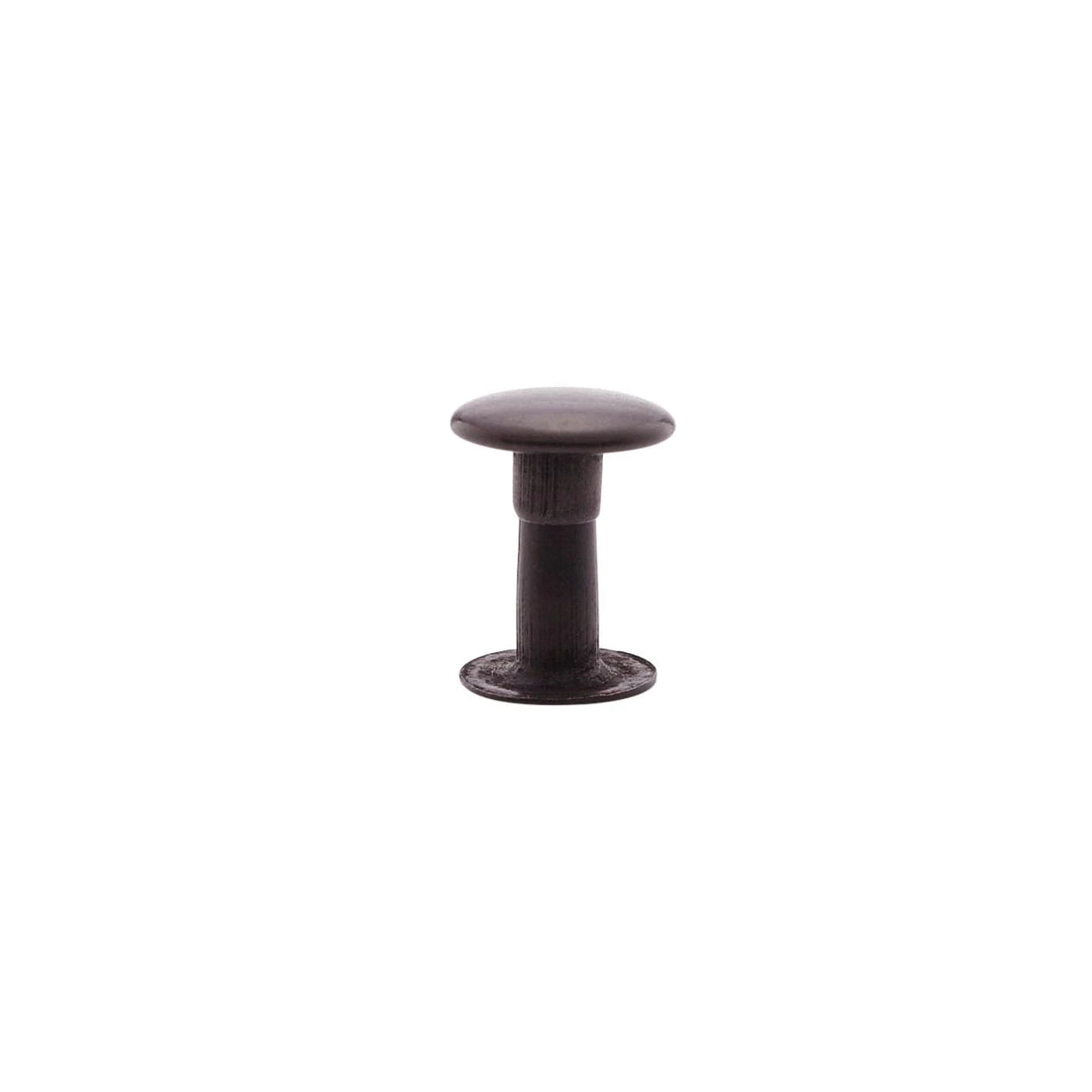 9mm Black, Single Cap Jiffy Rivet, Solid Brass- 100pk