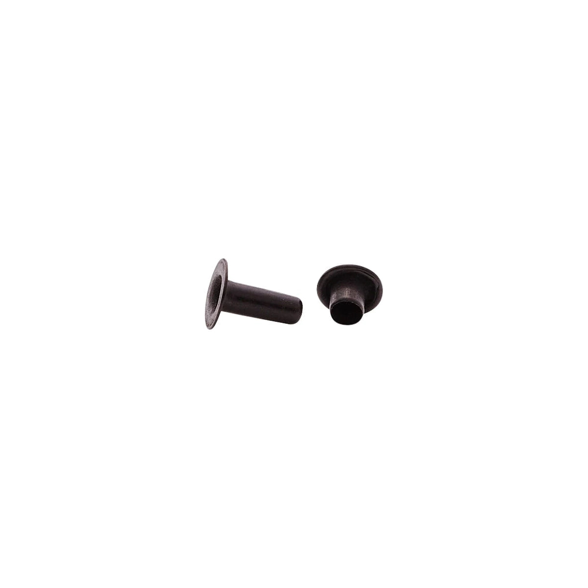 9mm Black, Single Cap Jiffy Rivets, Solid Brass-100ct, #NB309S-SBBK