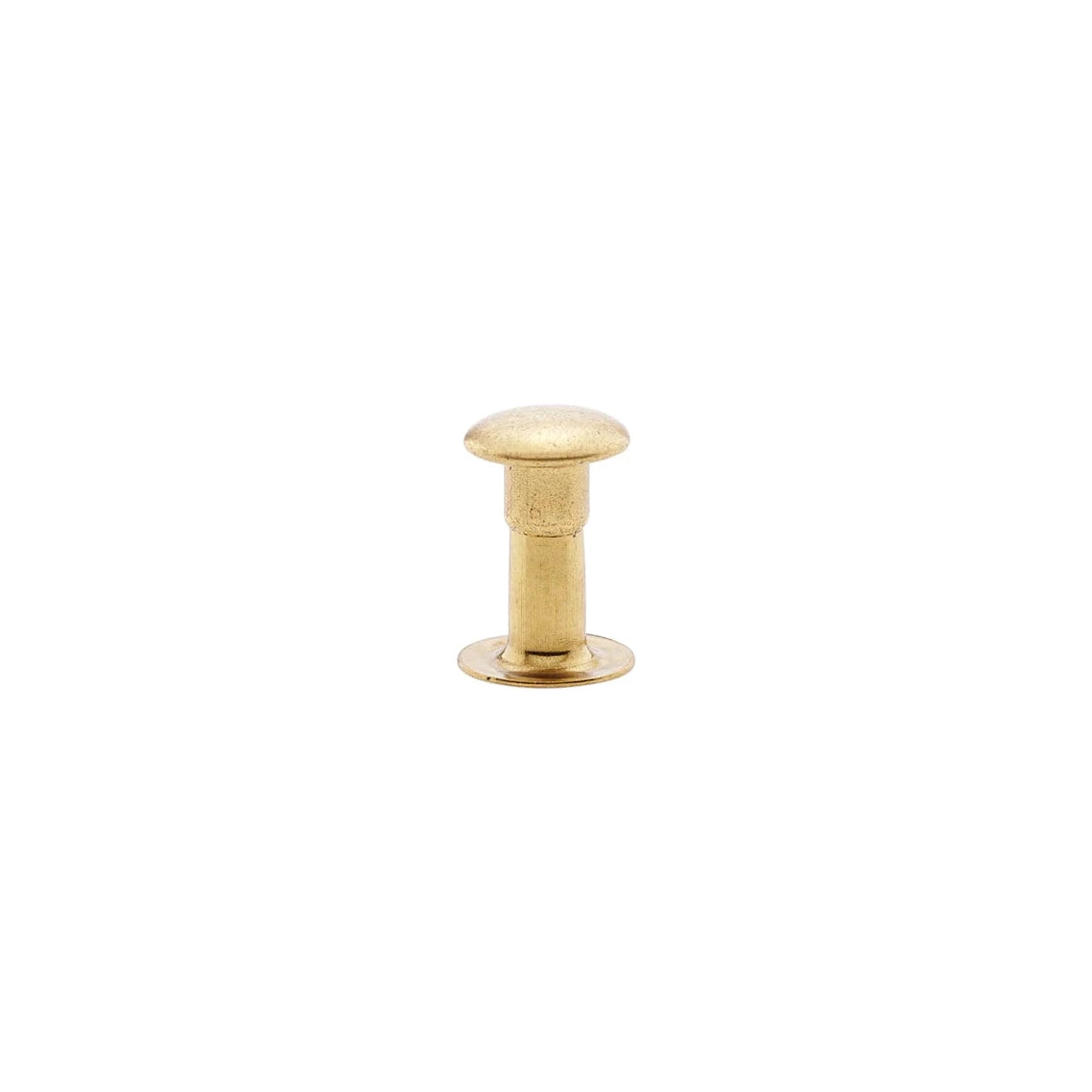 9mm Brass, Single Cap Jiffy Rivet, Solid Brass-100ct, #NB309S-SB