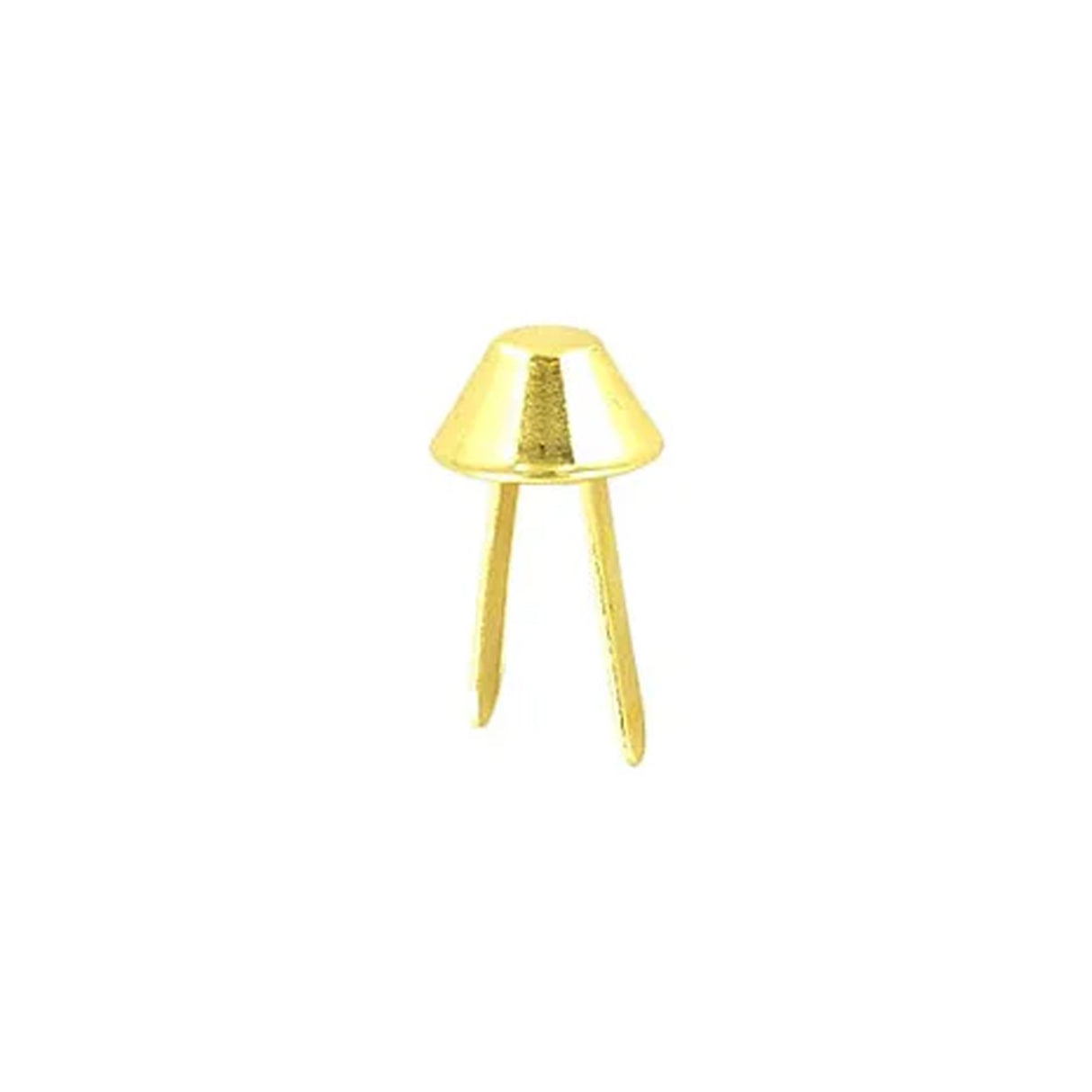 1/2" Brass, Cone Handbag Bottom Feet, Zinc Alloy-PK10