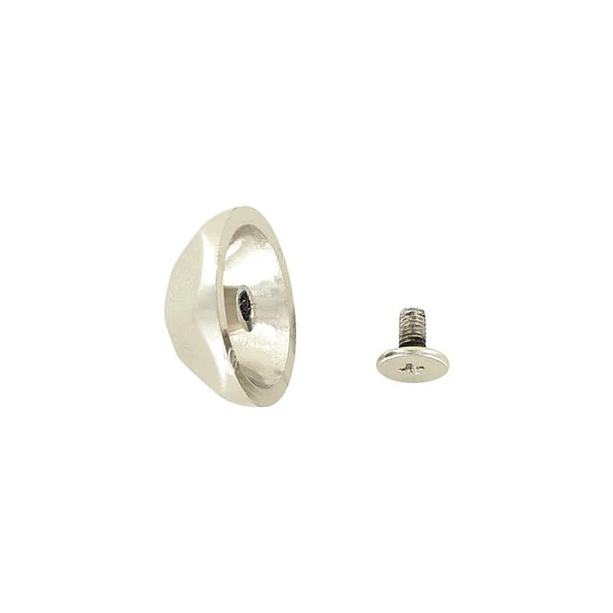 20mm Nickel, Hexigon Stud With Screw, Zinc Alloy